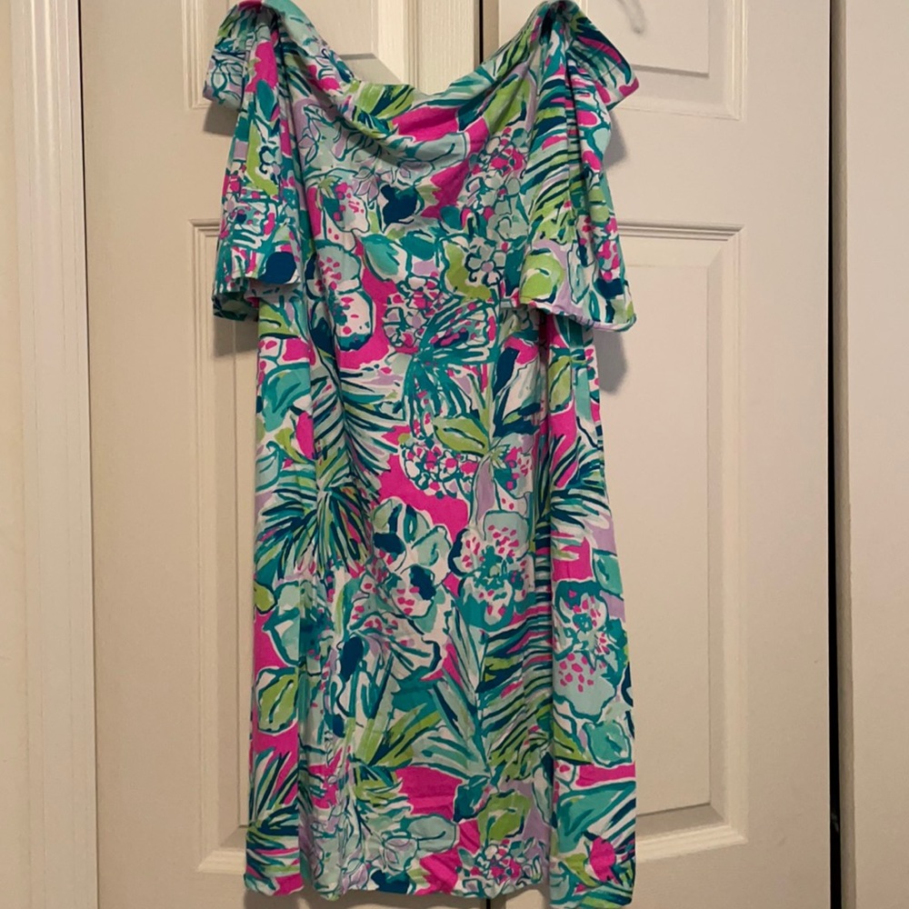 Lilly Pulitzer off shoulder dress